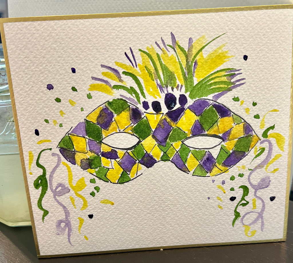 Mardi Gras Mask Painting
