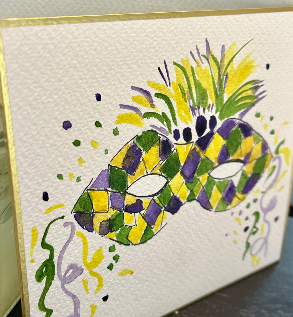 Mardi Gras Mask Painting