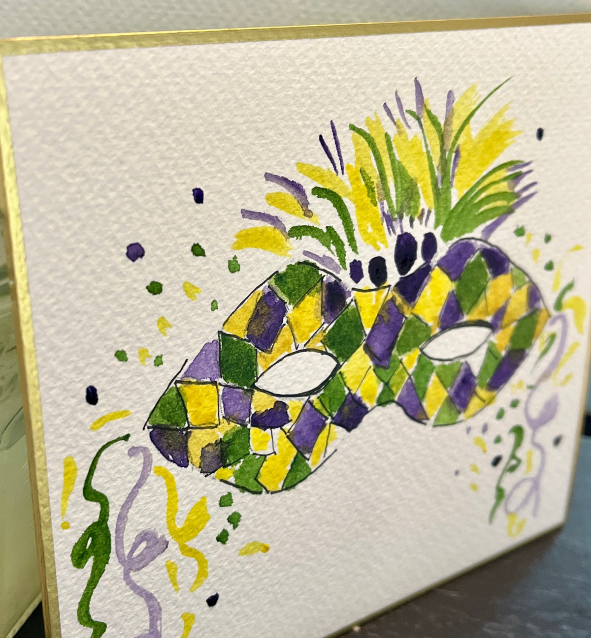 Mardi Gras Mask Painting