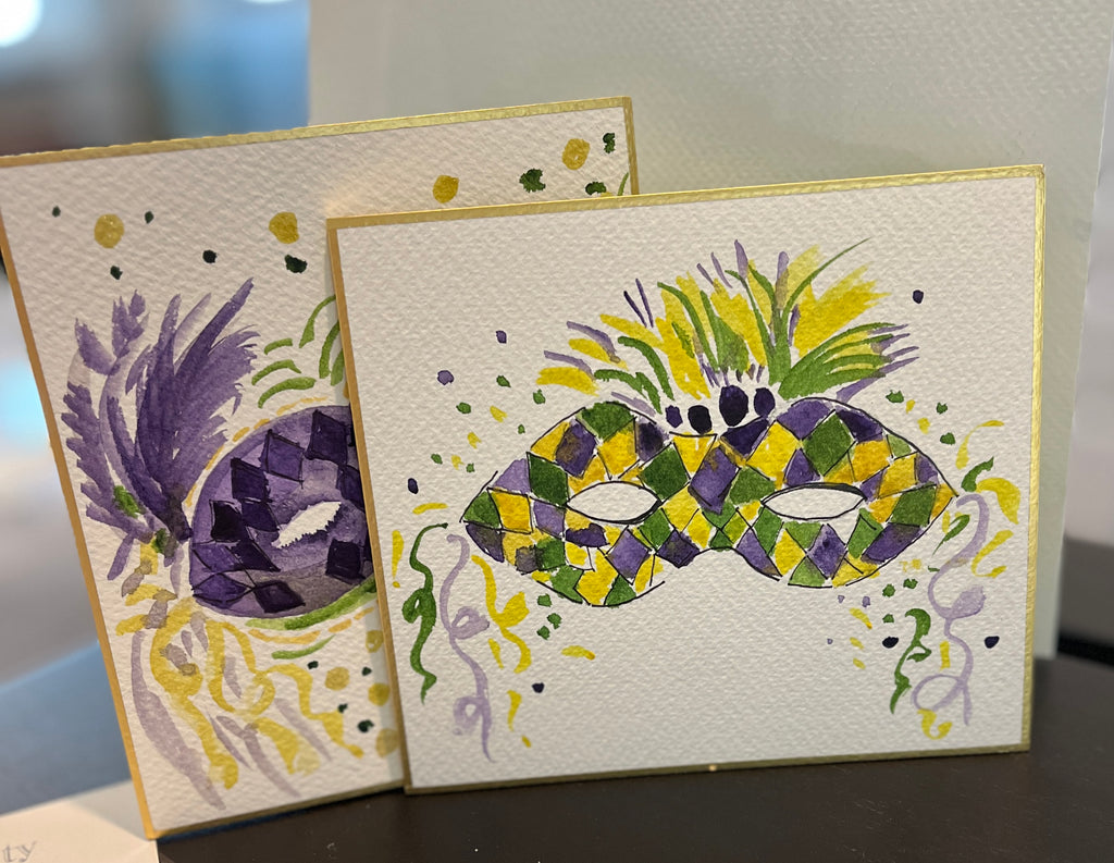 Mardi Gras Mask Painting