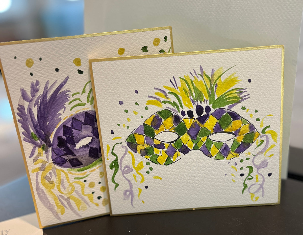Mardi Gras Mask Painting