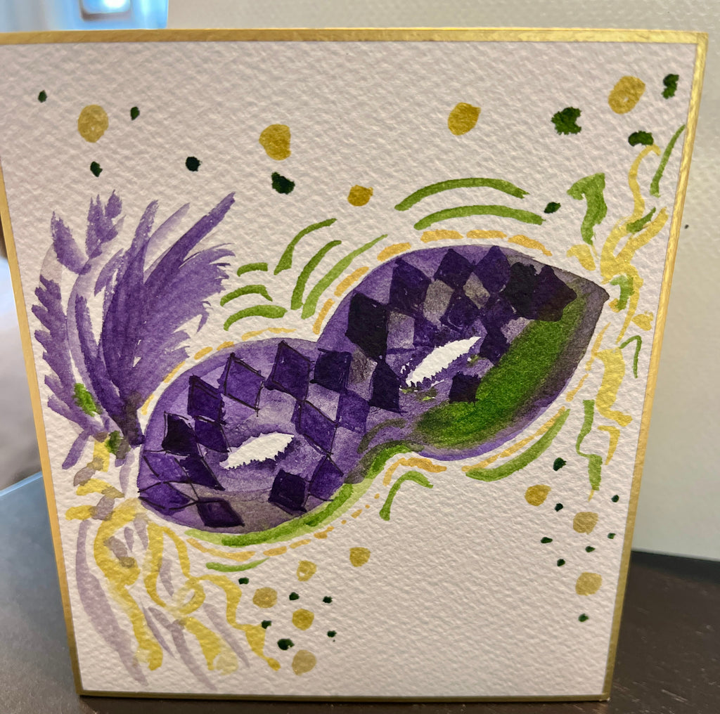 Mardi Gras Mask Painting