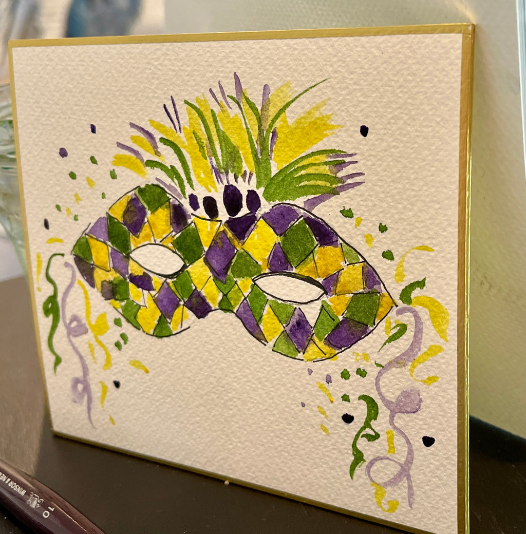 Mardi Gras Mask Painting