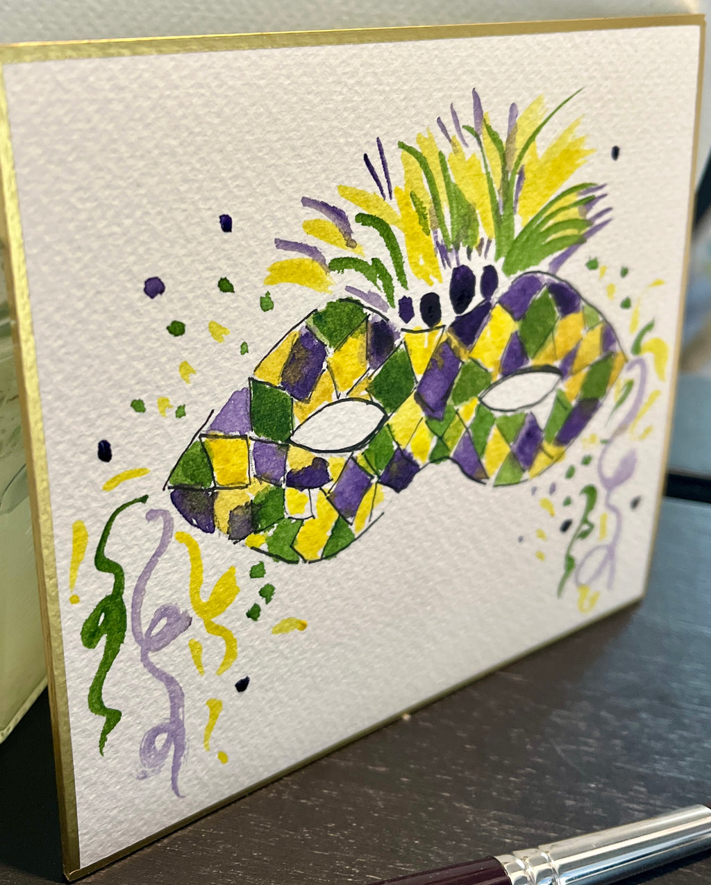 Mardi Gras Mask Painting
