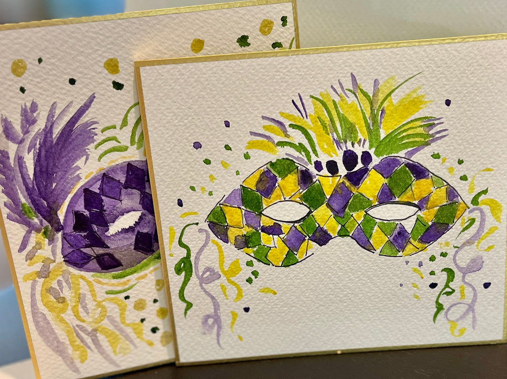 Mardi Gras Mask Painting