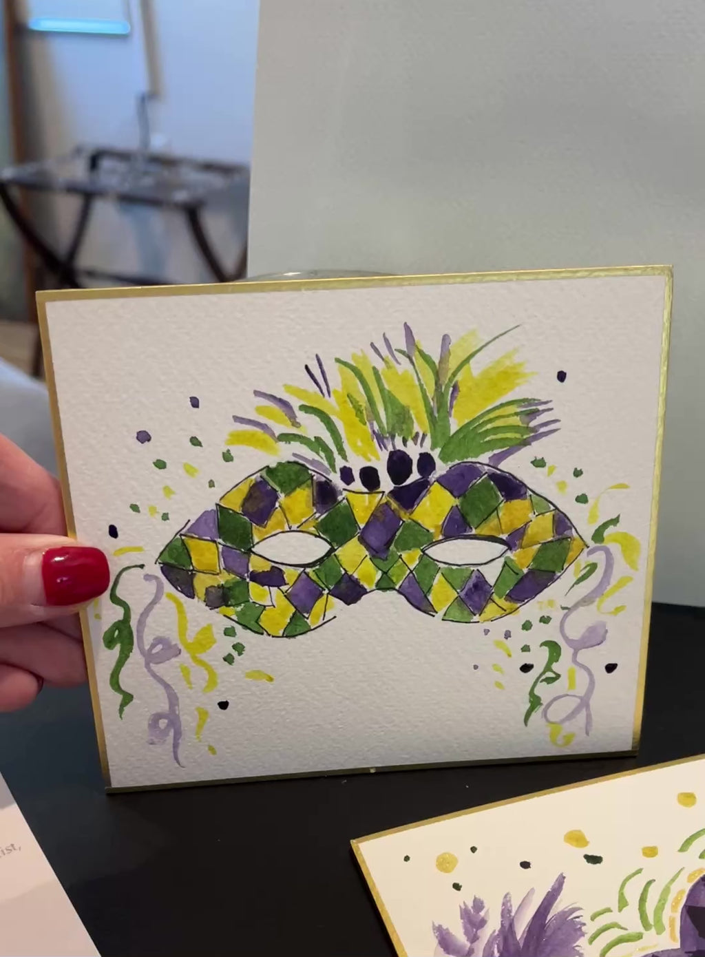 Mardi Gras Mask Painting